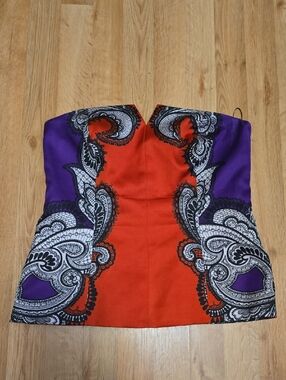 Trina Turk Los Angelos Bustier Top Sz 10